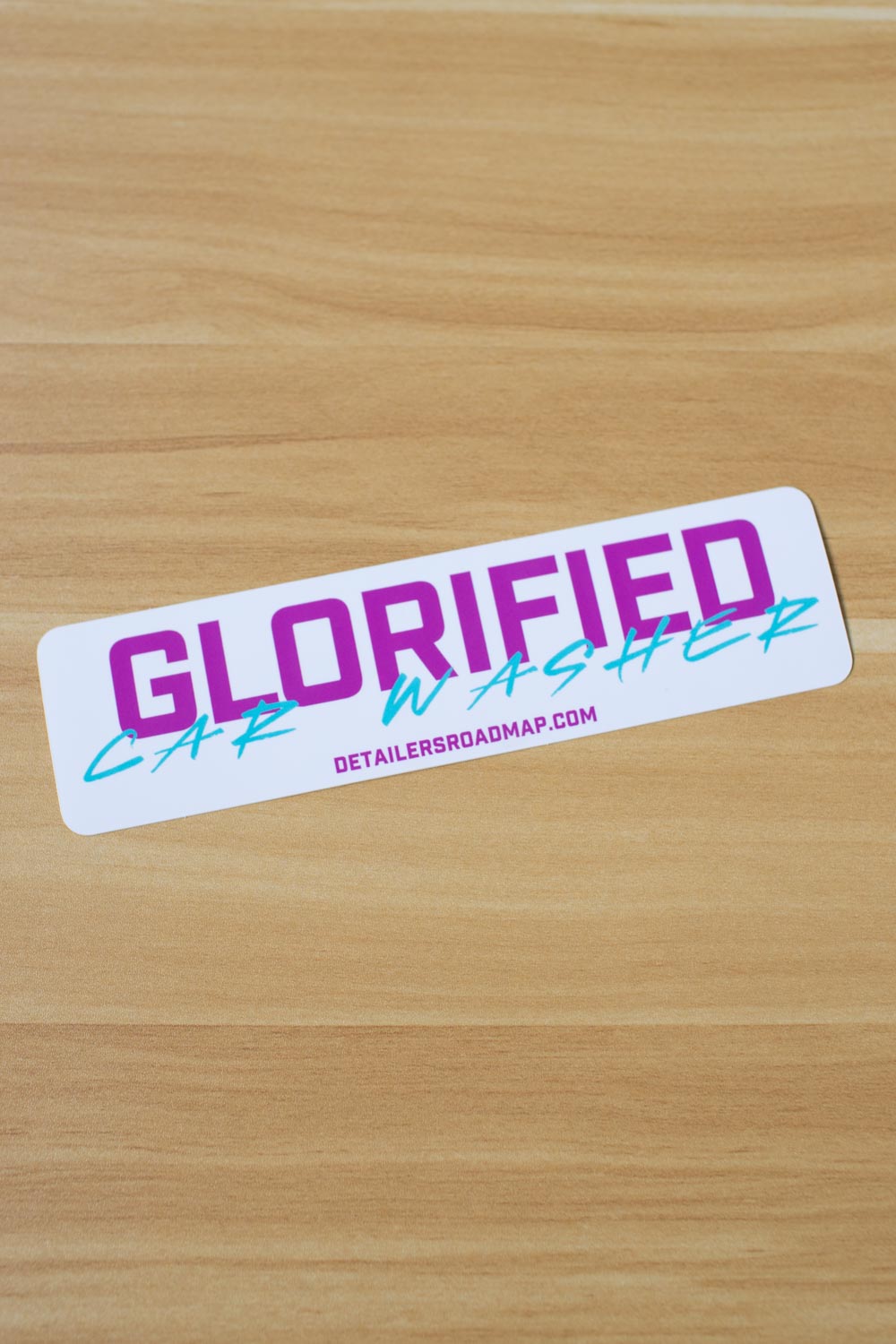 Glorified Car Washer Sticker