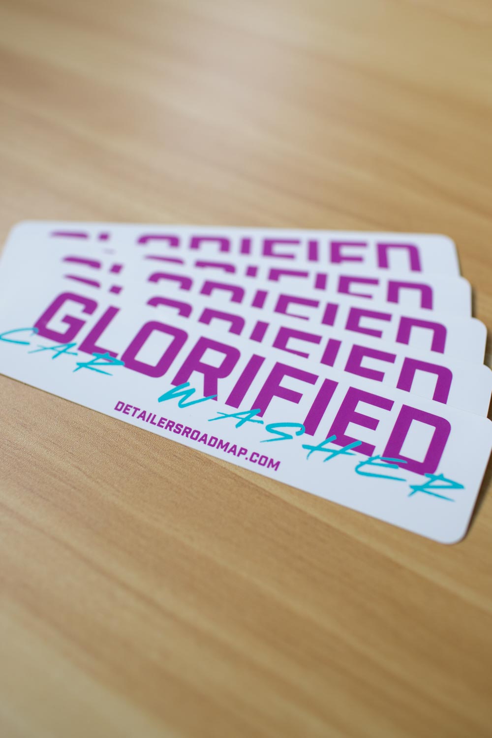 Glorified Car Washer Sticker